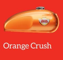 FUEL TANK INTERCEPTOR 650 ORANGE CRUSH